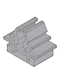 Invisible track suspension plate