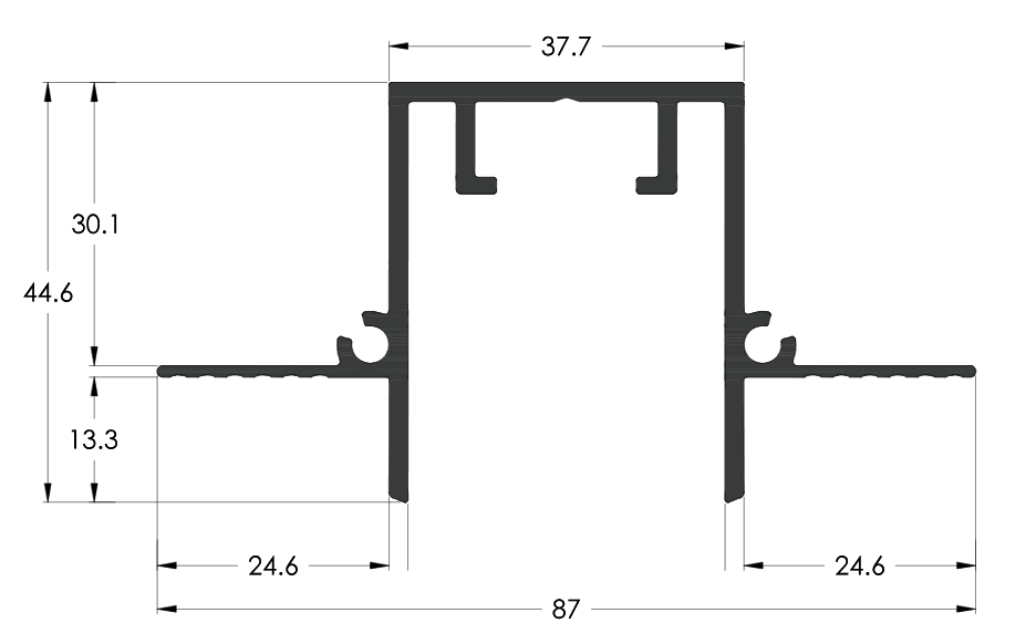 Drywall installation profile