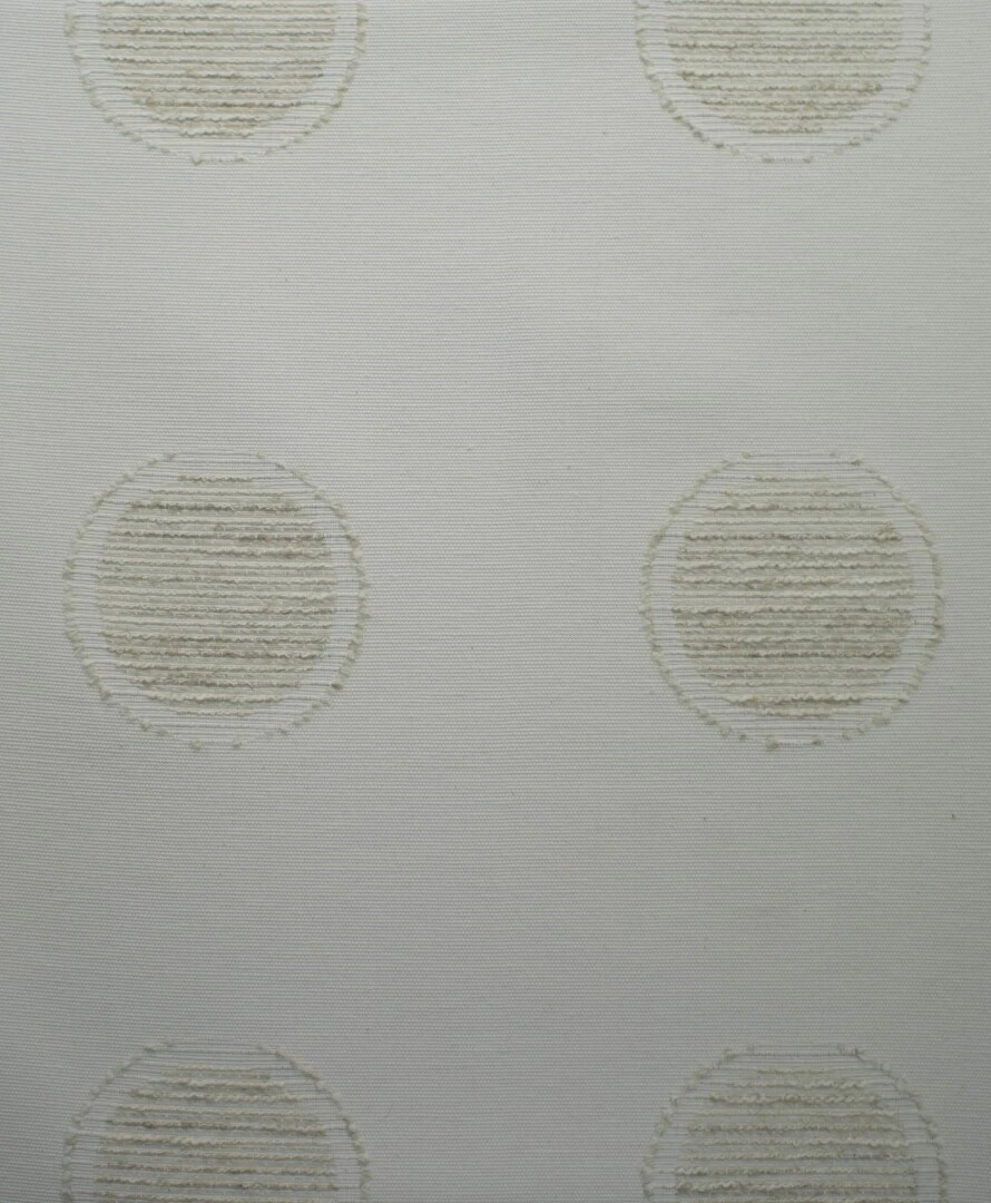 Ύφασμα ΒΑΜΒΑΚΕΡΟ ΕΚΡΟΥ ΜΕ ΣΧΕΔΙΟ ΚΥΚΛΟΙ ΣΕΝΥΛ 1