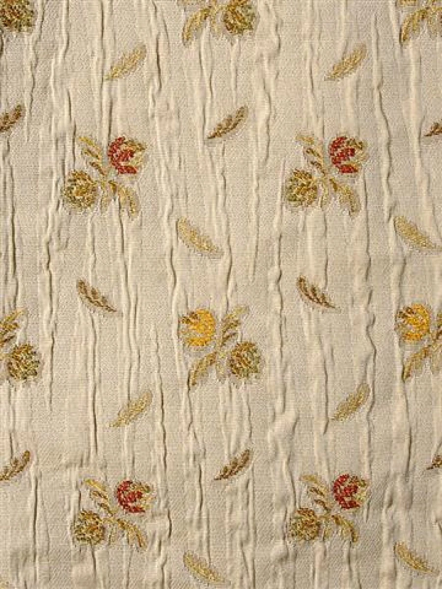 Ύφασμα Σενύλ Εκρου Μικρα Λουλ. EN 1