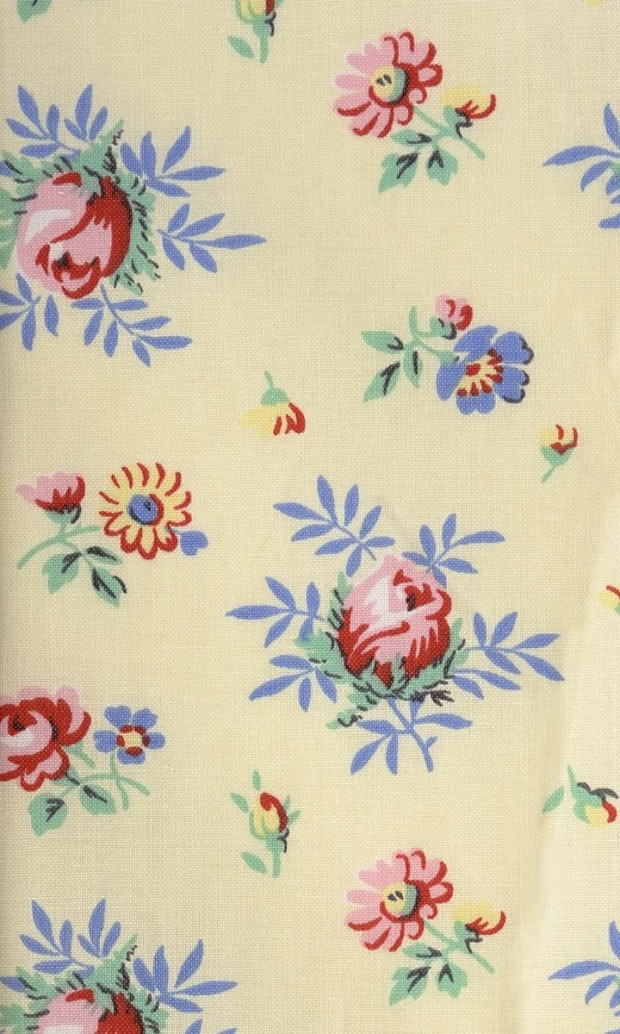 Ύφασμα Κρετον Rosebud Col:38 T For Te EN 1