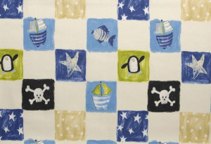 Ύφασμα Κρετον Ahoy 2461 Denim 703