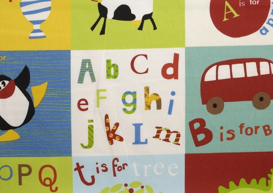 Ύφασμα Κρετον Letterbox 2468 Primary EN 1