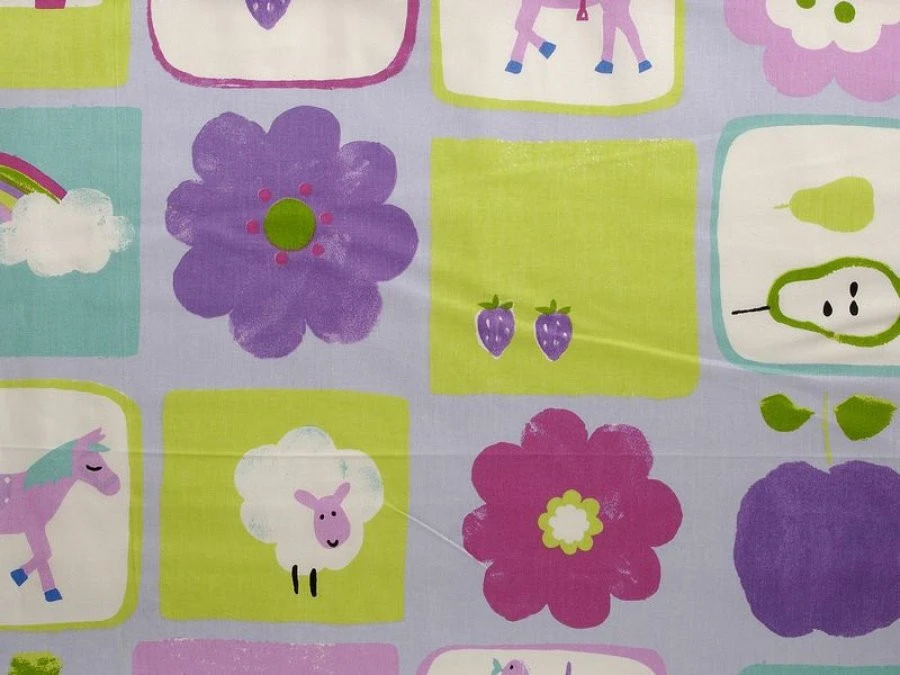 Ύφασμα Κρετον 2480 Patch Lavender 805 EN 1