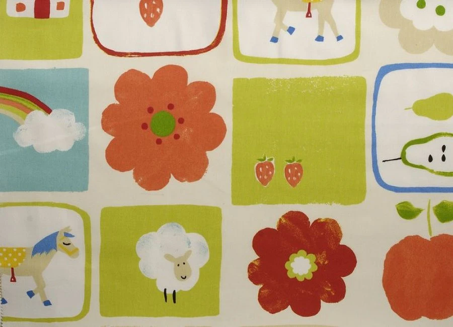 Ύφασμα Κρετον 2480 Patch Mango 402 EN 1