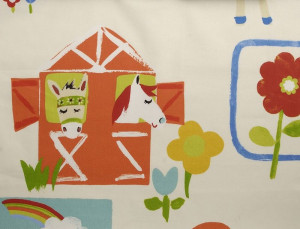 Ύφασμα Κρετον 2479 Pretty Ponies Mang